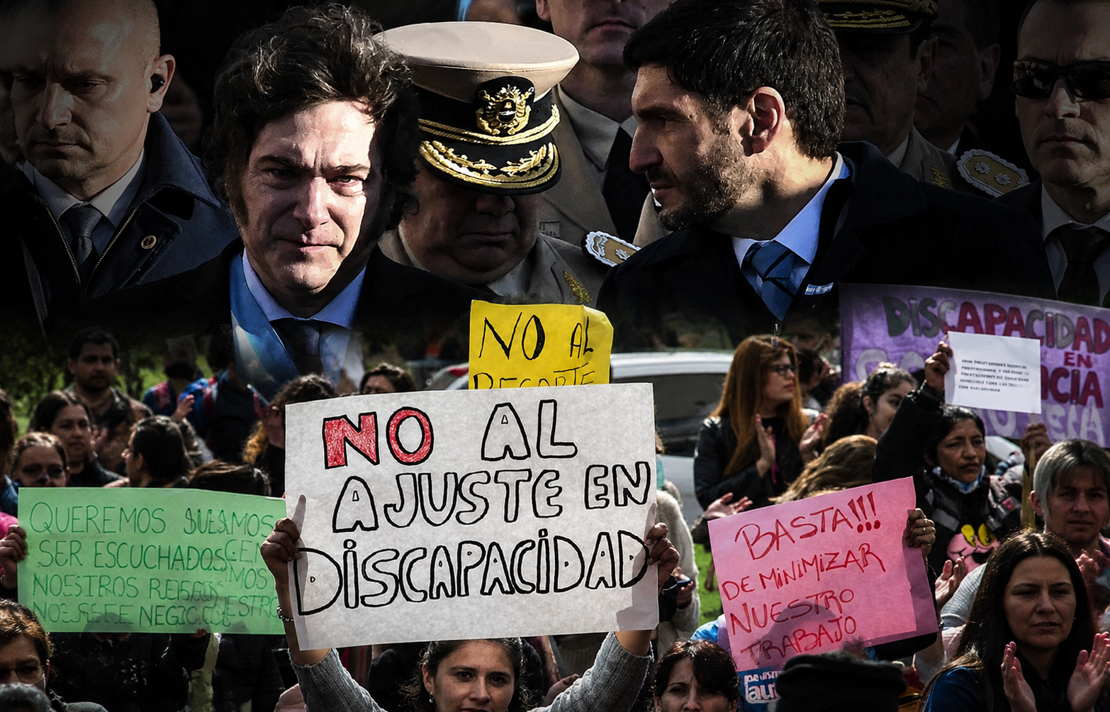 Milei Pullaro Discapacidad